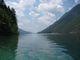 Weissensee ve smru od naeho kempu